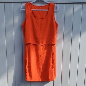 Orange Athleta Dress